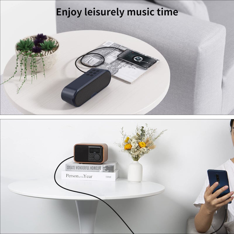 CableCreation 3.5mm Aux Cable, 3.5mm Male to Male Stereo Audio Cable Compatible with iPhones, Fire HD Tablets, Beats Headphones, Home/Car Stereos & More, [0.45M 1.5Feet] - Image 4